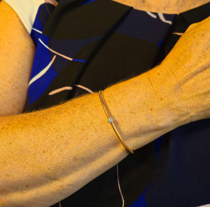 BRACELETE LISO TRANÇADO TEXTURIZADO