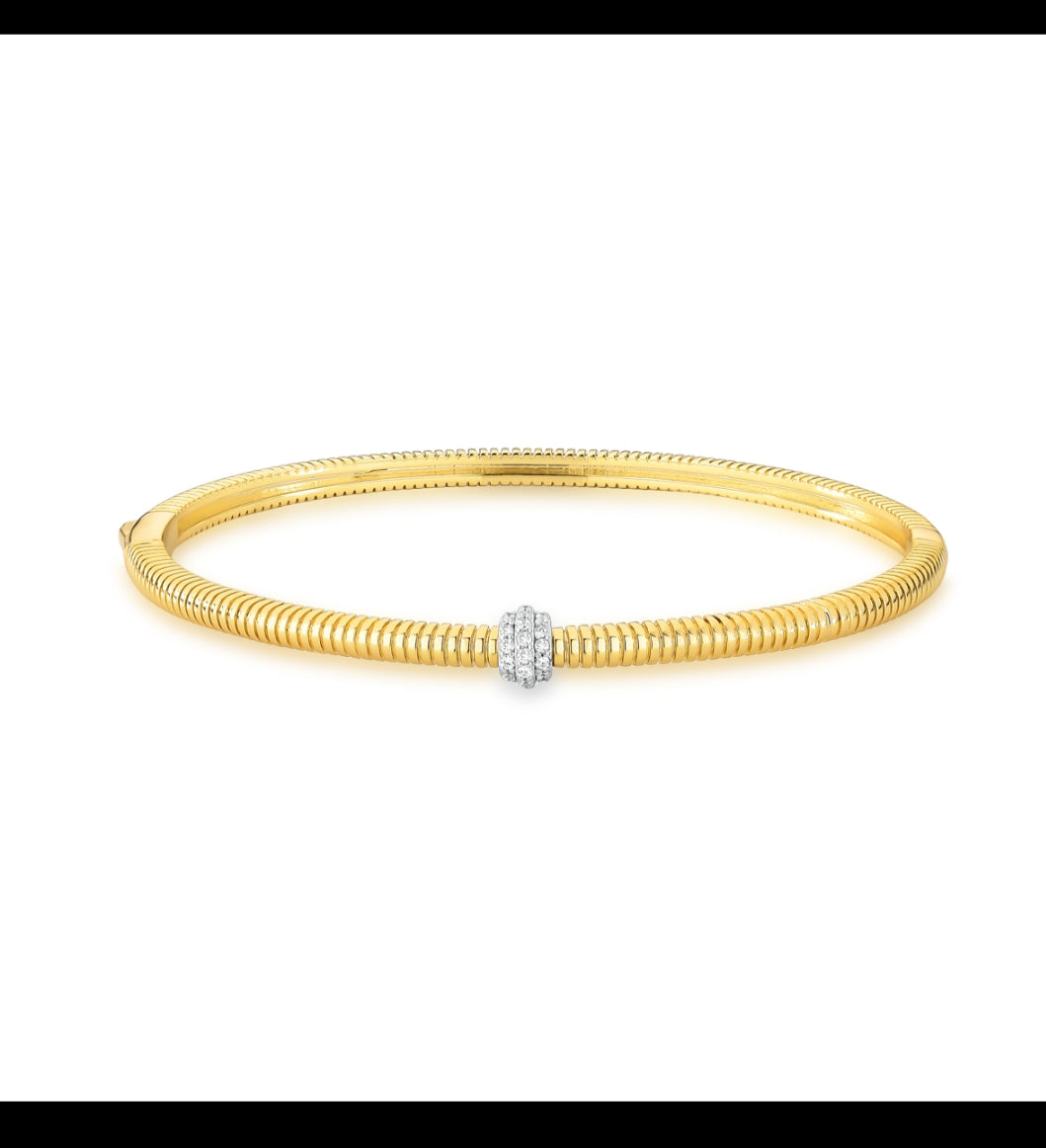 BRACELETE LISO TRANÇADO TEXTURIZADO