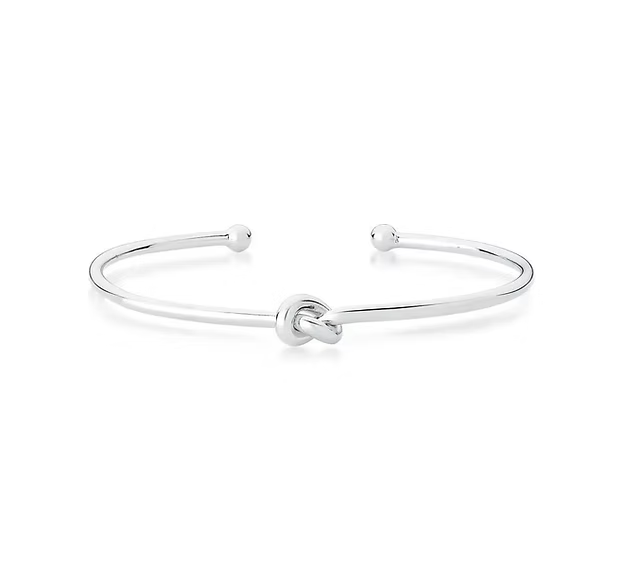 Bracelete Feminino com Nó e Esferas Lisas – Infinity