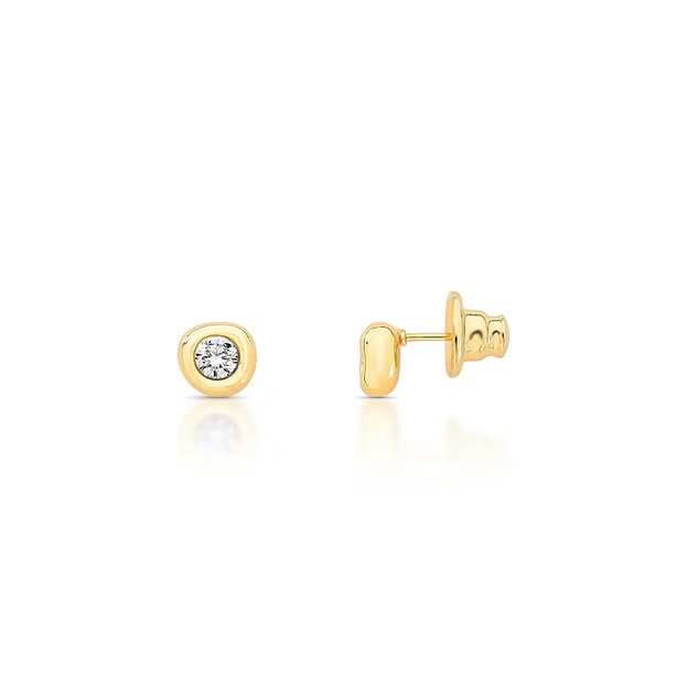 Brinco Feminino Delicado Banhado a Ouro – Grace