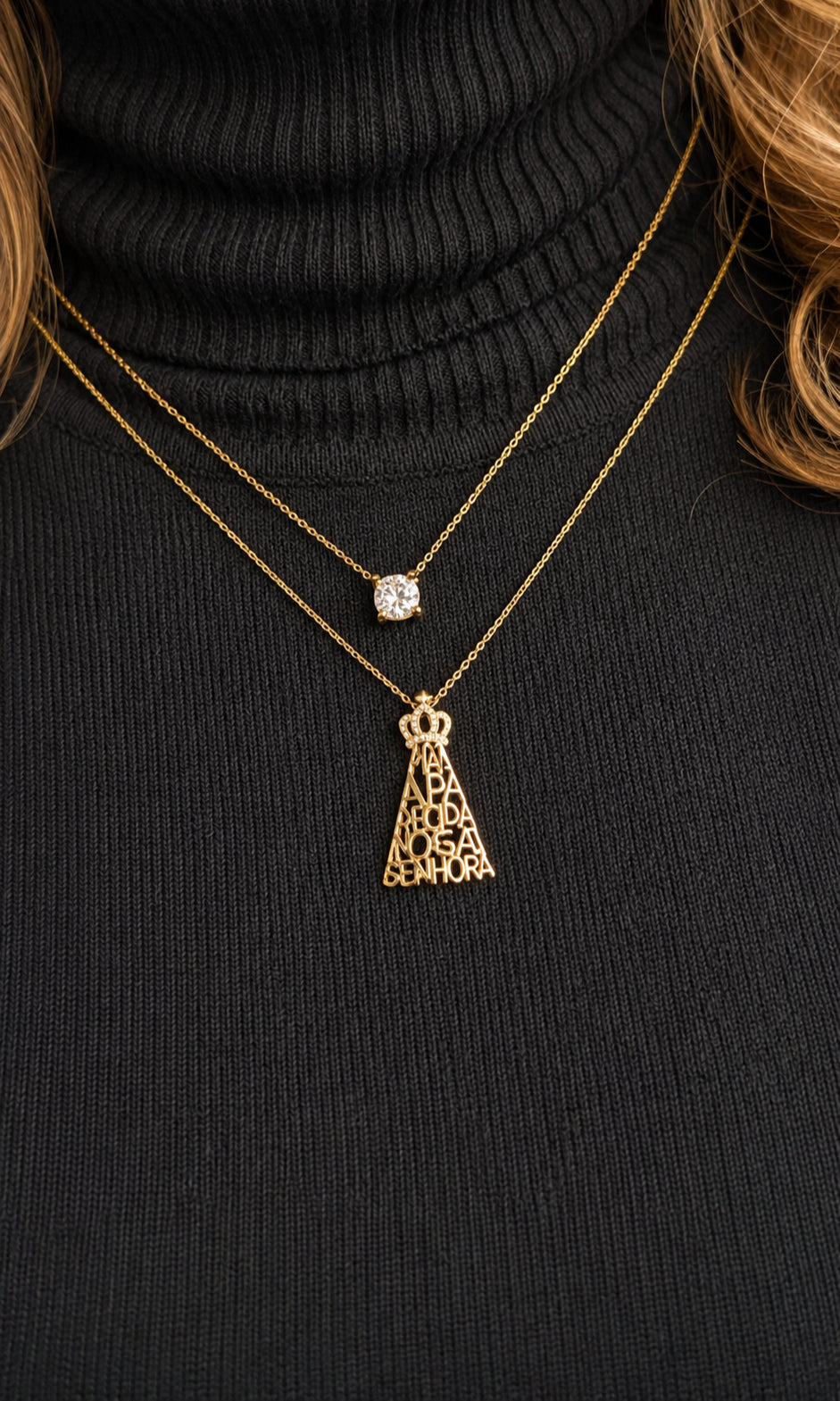 COLAR DELICADO COM MOISSANITE